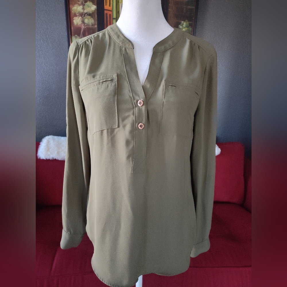 New York & Company Size XS Army Green